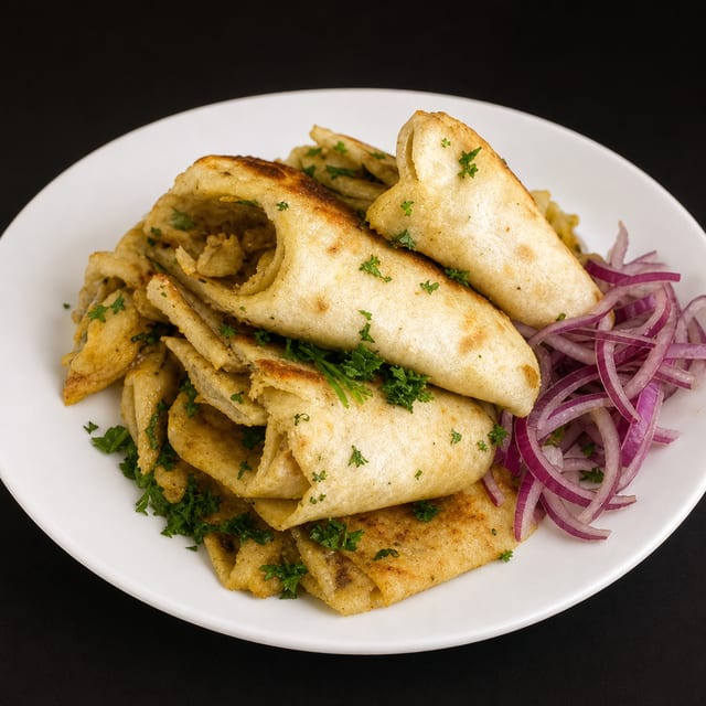 Chicken Shawerma Wrap.